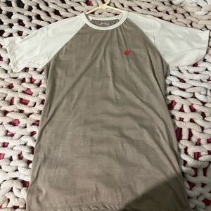 Light brown and cream colored Tee